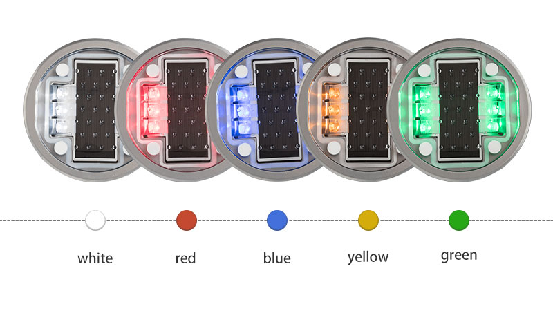 Embedded Aluminum LEDMotorway Stud Lights for Road color