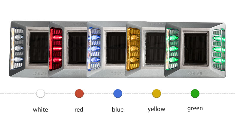 Hot Sale Motorway Stud Lights with Reflectors COLOR